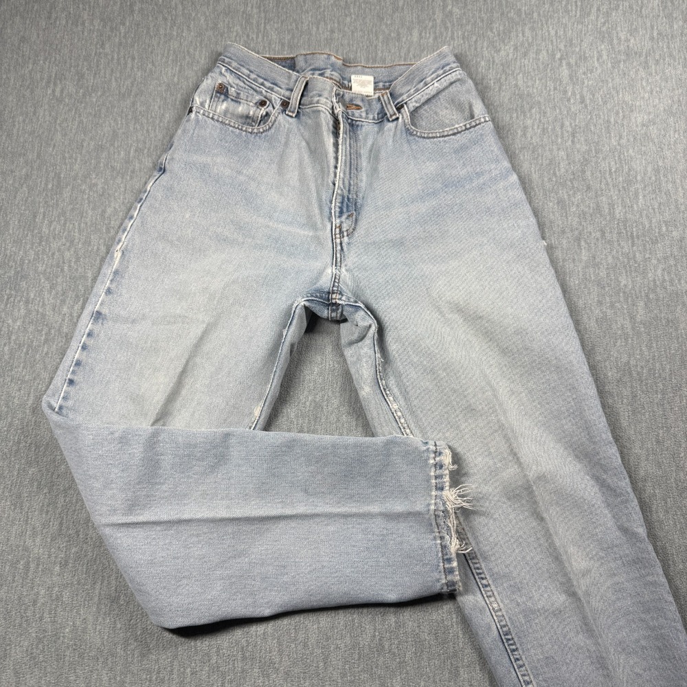 Levi's Jeans Womens Size 10 Light Blue 550 Relaxed Fit Tapered Leg Denim Pants‎